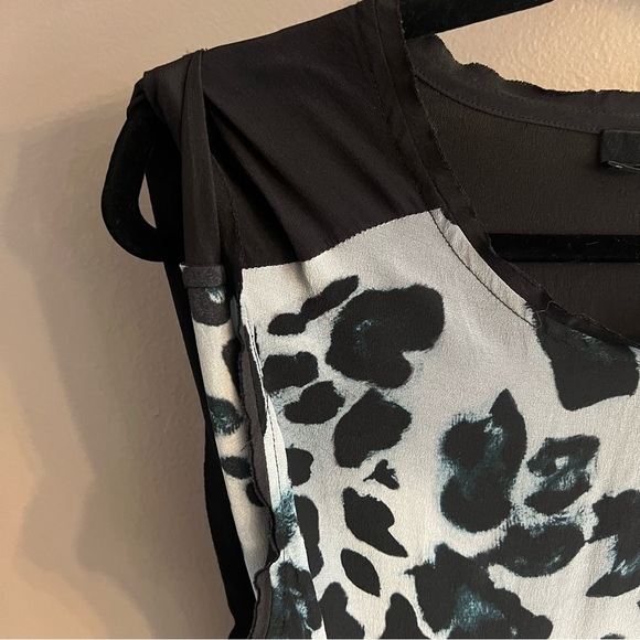 ALLSAINTS Riviera Leo Dress Animal Print Knotted Asymmetrical Sleeveless Grunge - Picture 10 of 15